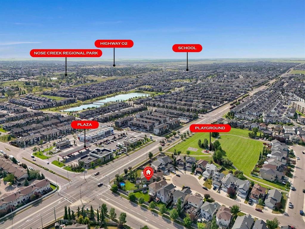 134 Channelside Cove Sw, Airdrie, AB - Outdoor With View