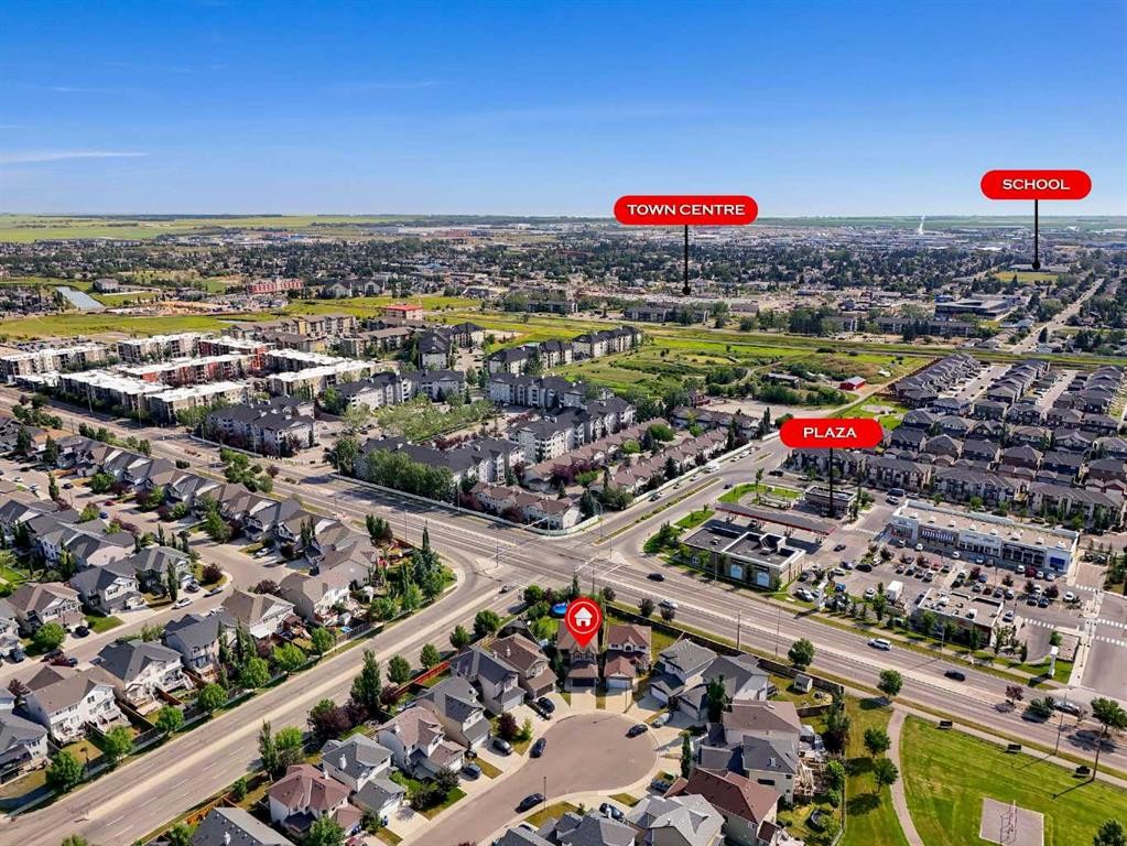 134 Channelside Cove Sw, Airdrie, AB - Outdoor With View