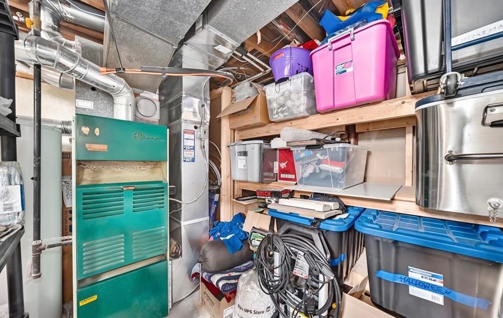 411 Woodland Crescent Se, Calgary, AB - Indoor Photo Showing Basement