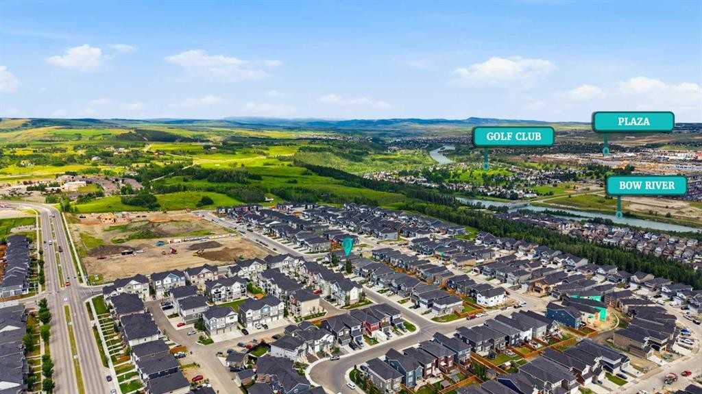 411 Rivercrest Boulevard, Cochrane, AB - Outdoor With View