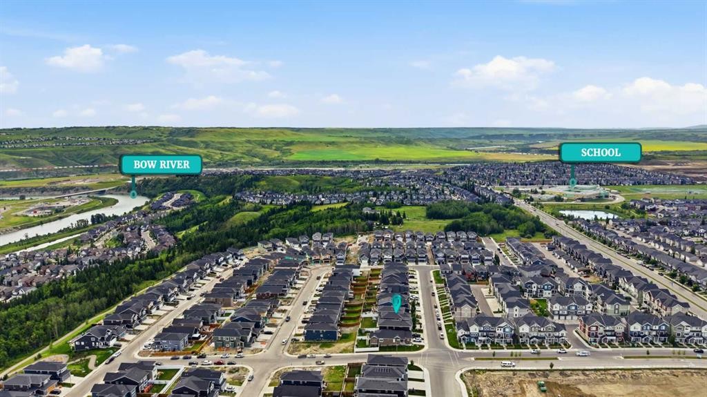 411 Rivercrest Boulevard, Cochrane, AB - Outdoor With View