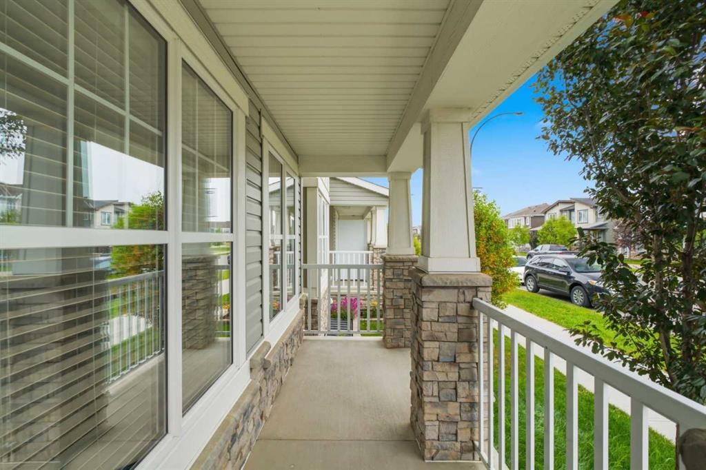 1449 Carrington Boulevard Nw, Calgary, AB - Outdoor With Balcony With Exterior