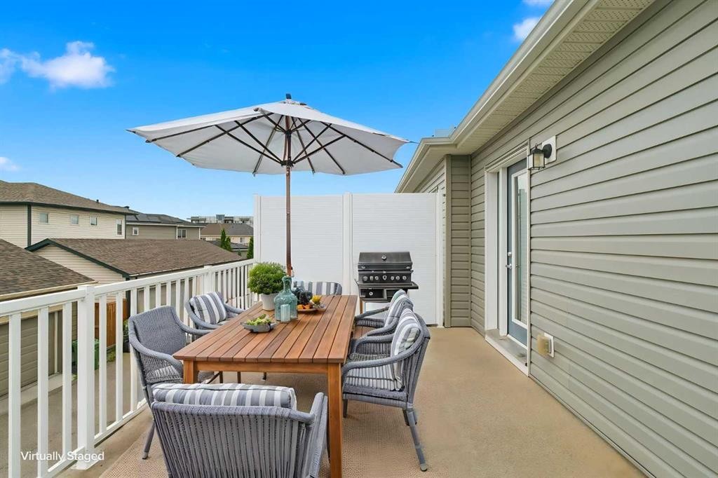 1449 Carrington Boulevard Nw, Calgary, AB - Outdoor With Deck Patio Veranda With Exterior