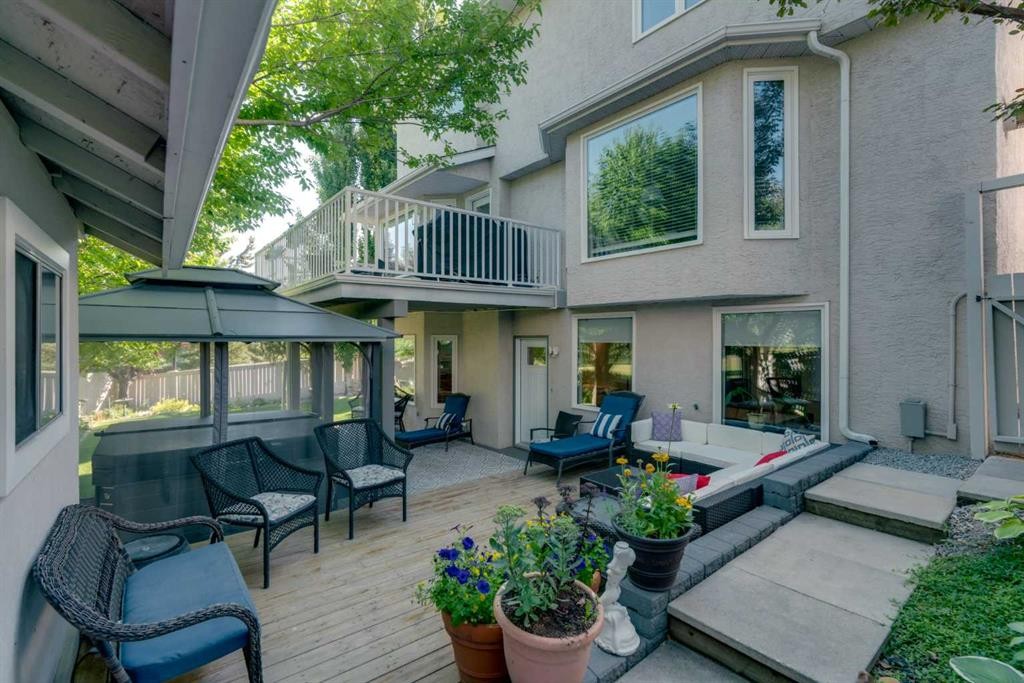 112 Hidden Vale Place Nw, Calgary, AB - Outdoor With Deck Patio Veranda With Exterior
