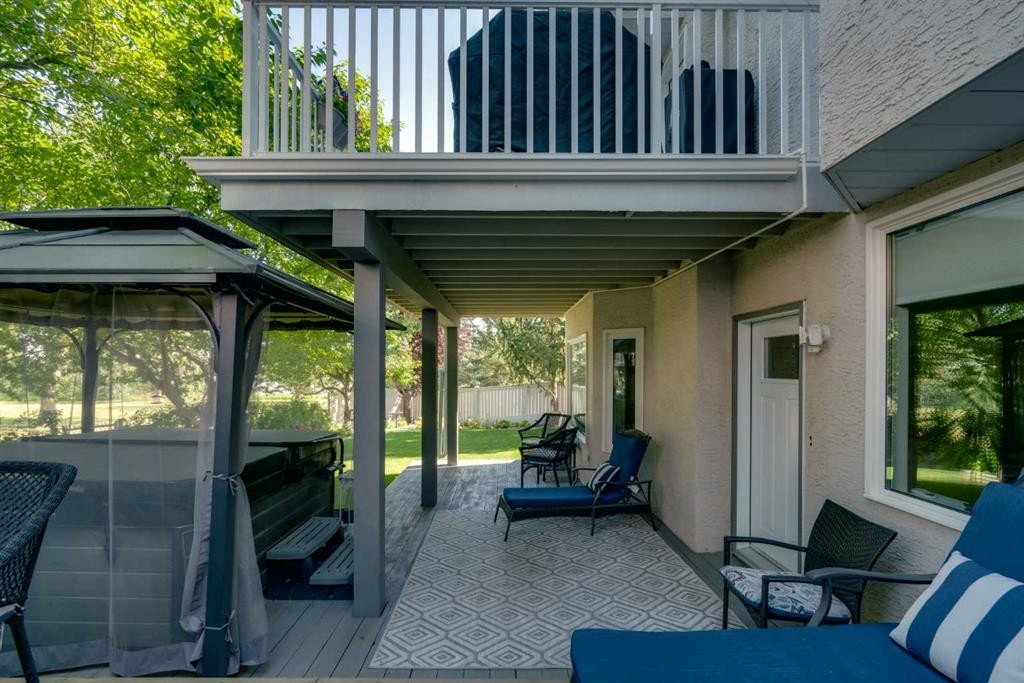 112 Hidden Vale Place Nw, Calgary, AB - Outdoor With Deck Patio Veranda With Exterior