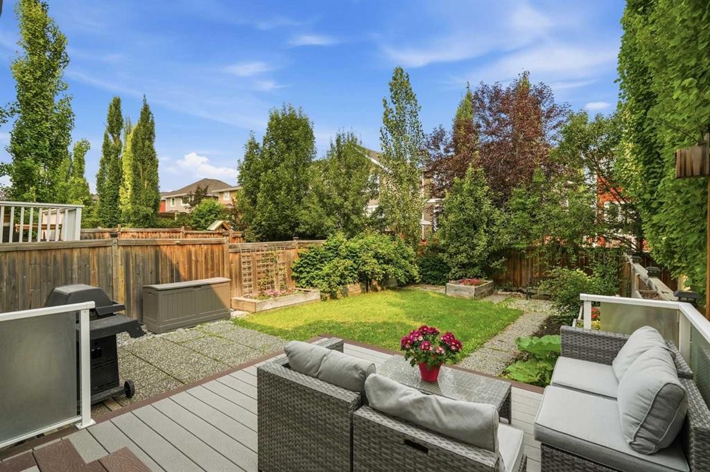 14 River Heights Crescent, Cochrane, AB - Outdoor With Deck Patio Veranda With Backyard
