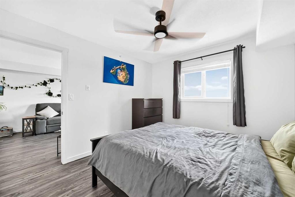 1406-181 Skyview Ranch Manor Ne, Calgary, AB - Indoor Photo Showing Bedroom