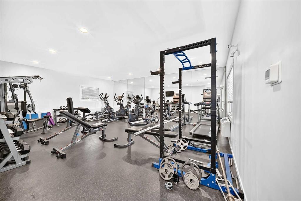 1406-181 Skyview Ranch Manor Ne, Calgary, AB - Indoor Photo Showing Gym Room