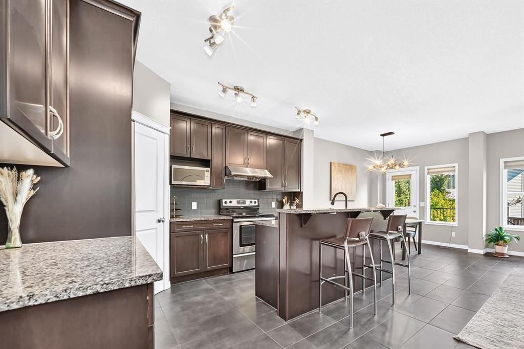 325 Kincora Glen Rise Nw, Calgary, AB - Indoor Photo Showing Kitchen With Upgraded Kitchen