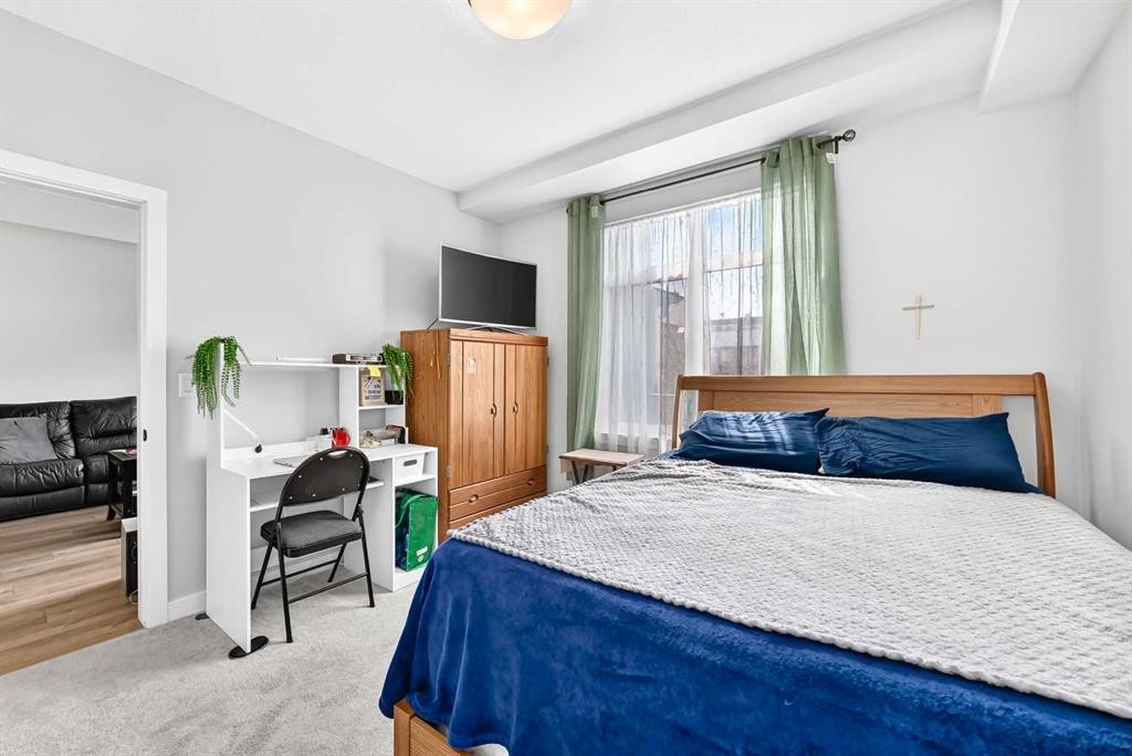 6106-200 Seton Circle Se, Calgary, AB - Indoor Photo Showing Bedroom