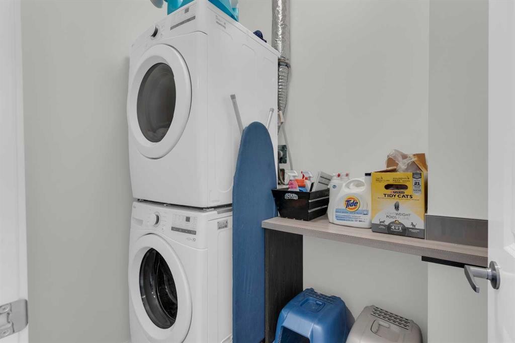 205-250 Fireside View, Cochrane, AB - Indoor Photo Showing Laundry Room