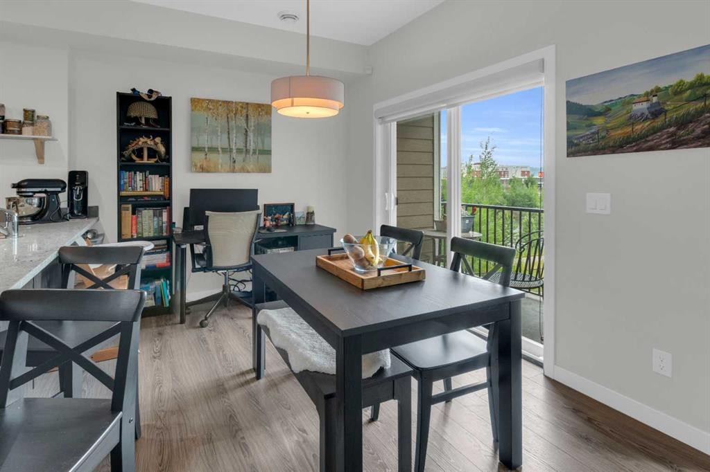 205-250 Fireside View, Cochrane, AB - Indoor Photo Showing Dining Room