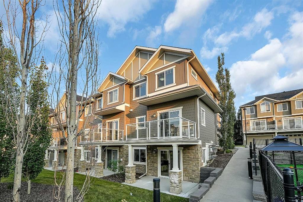 570 Evanston Manor Nw, Calgary, AB - Outdoor With Balcony With Deck Patio Veranda With Facade