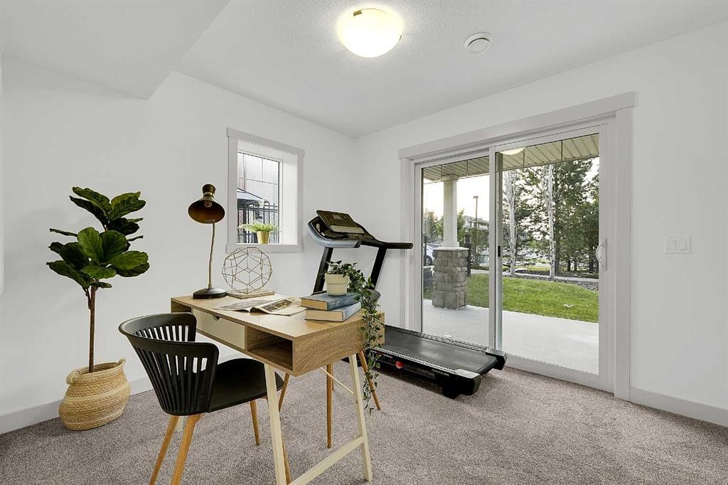 570 Evanston Manor Nw, Calgary, AB - Indoor Photo Showing Gym Room