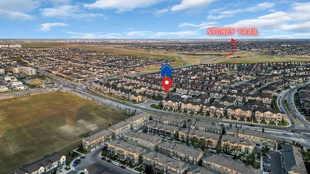 570 Evanston Manor Nw, Calgary, AB - Outdoor With View
