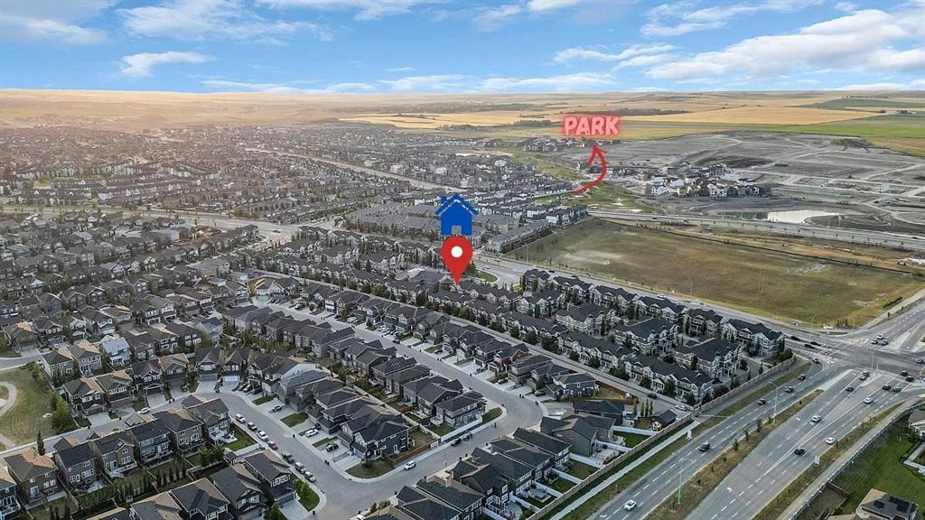 570 Evanston Manor Nw, Calgary, AB - Outdoor With View