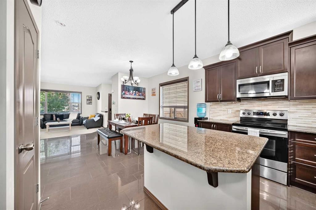 251 Skyview Point Road Ne, Calgary, AB - Indoor Photo Showing Kitchen With Stainless Steel Kitchen With Upgraded Kitchen