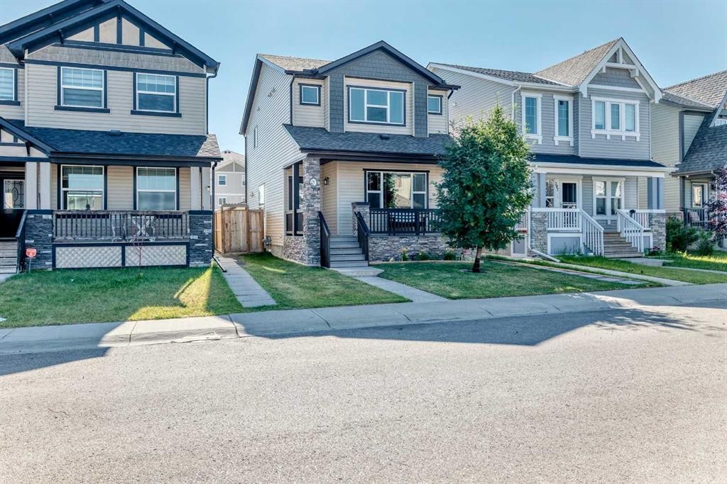 251 Skyview Point Road Ne, Calgary, AB - Outdoor With Deck Patio Veranda With Facade