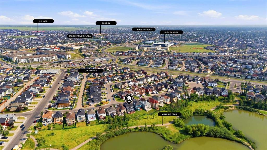 760 Saddlecreek Way Ne, Calgary, AB - Outdoor With View