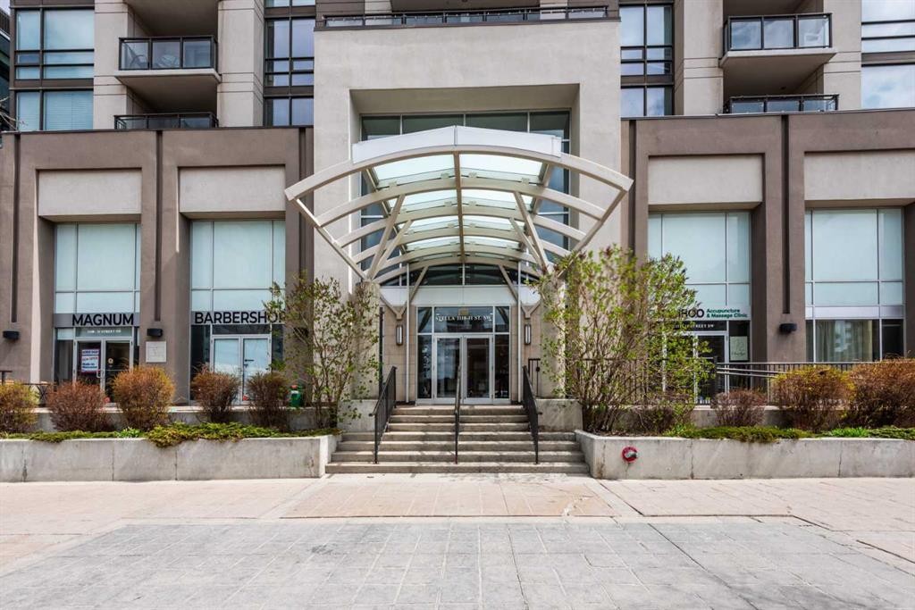 504-1110 11 Street Sw, Calgary, AB - Outdoor With Balcony With Facade
