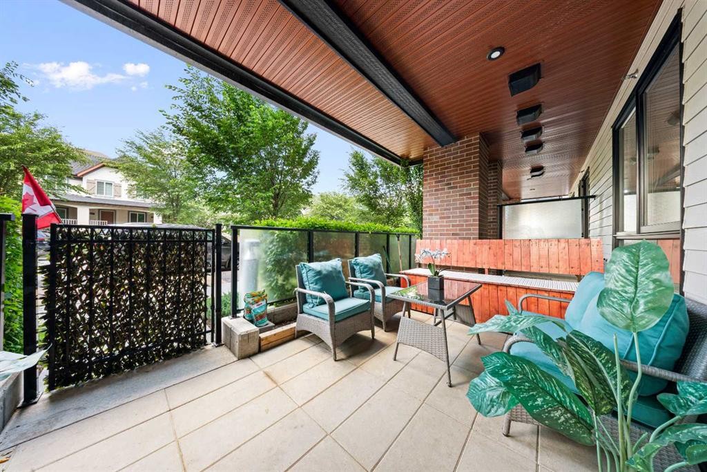 105-2231 Mahogany Boulevard Se, Calgary, AB - Outdoor With Deck Patio Veranda With Exterior