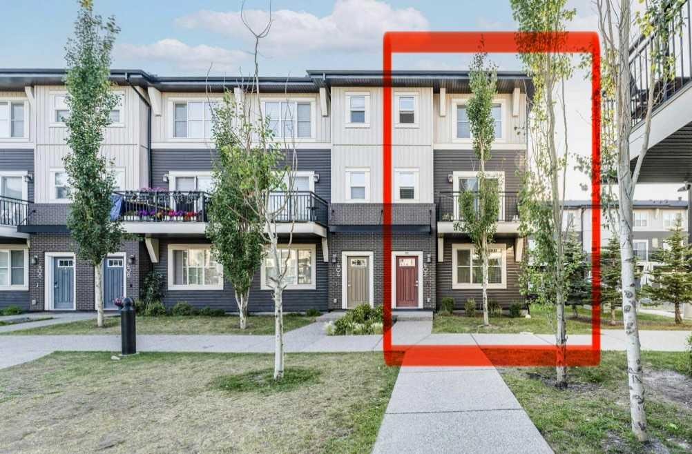 402-72 Cornerstone Manor Ne, Calgary, AB - Outdoor With Balcony With Facade