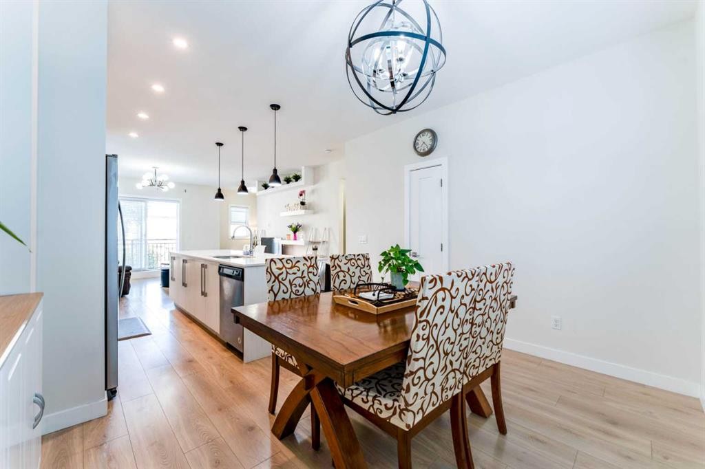 402-72 Cornerstone Manor Ne, Calgary, AB - Indoor Photo Showing Dining Room