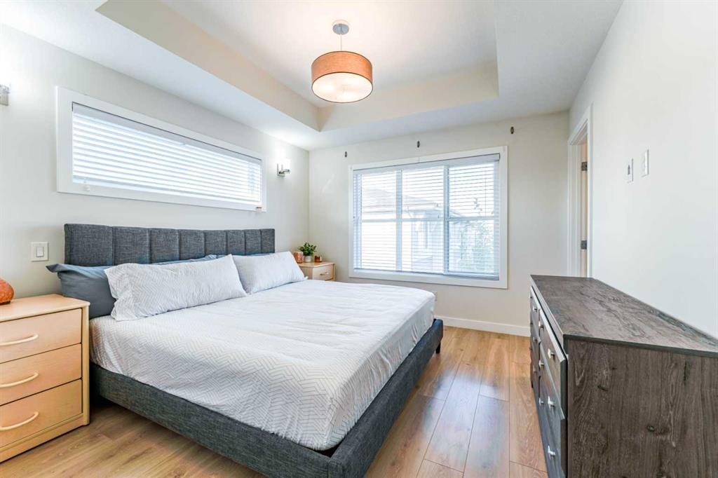 402-72 Cornerstone Manor Ne, Calgary, AB - Indoor Photo Showing Bedroom