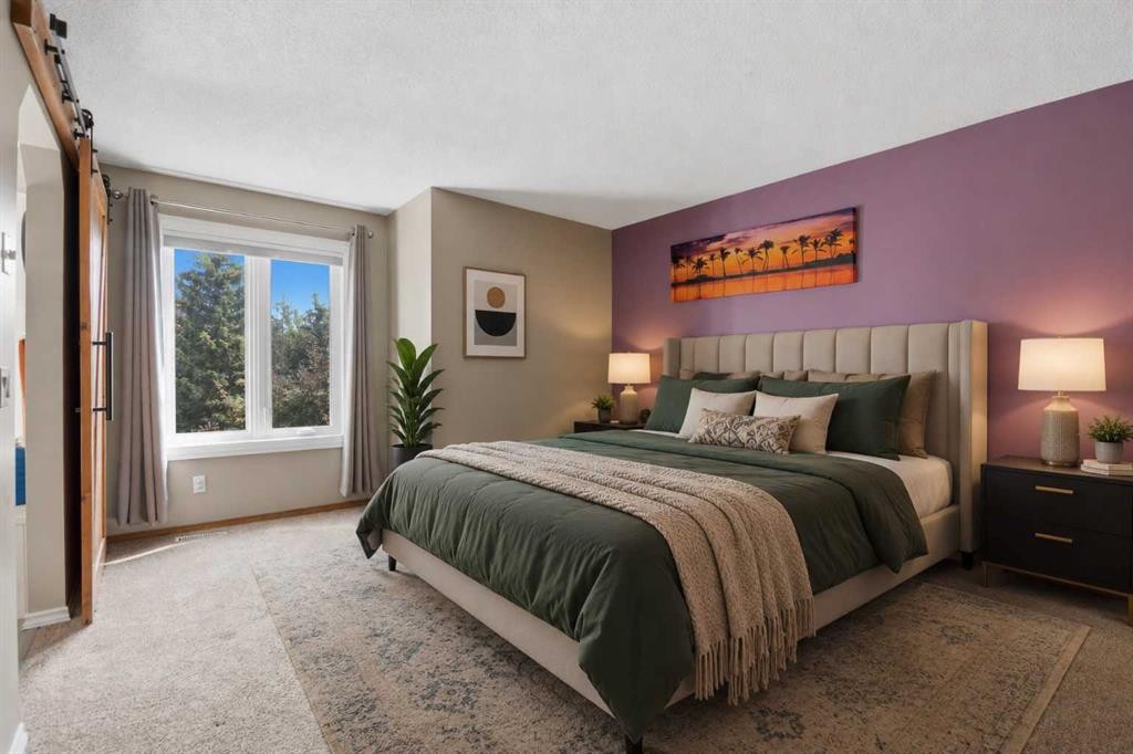 142 Riverview Circle Se, Calgary, AB - Indoor Photo Showing Bedroom