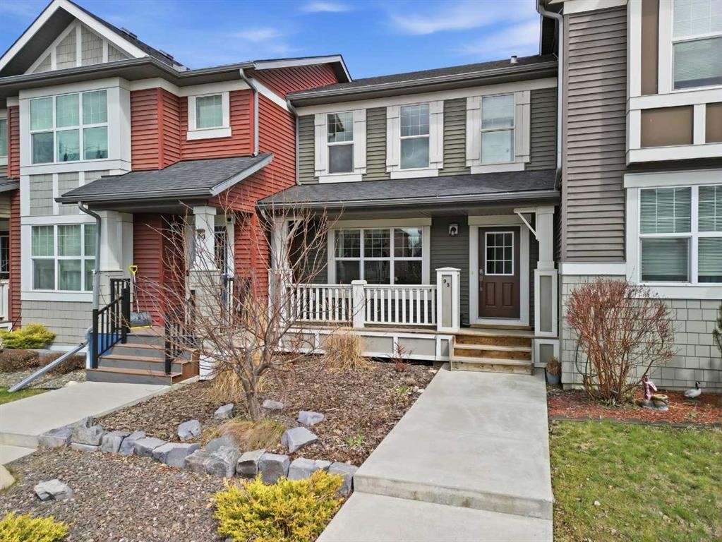 93 Sunvalley Road, Cochrane, AB - Outdoor With Deck Patio Veranda With Facade