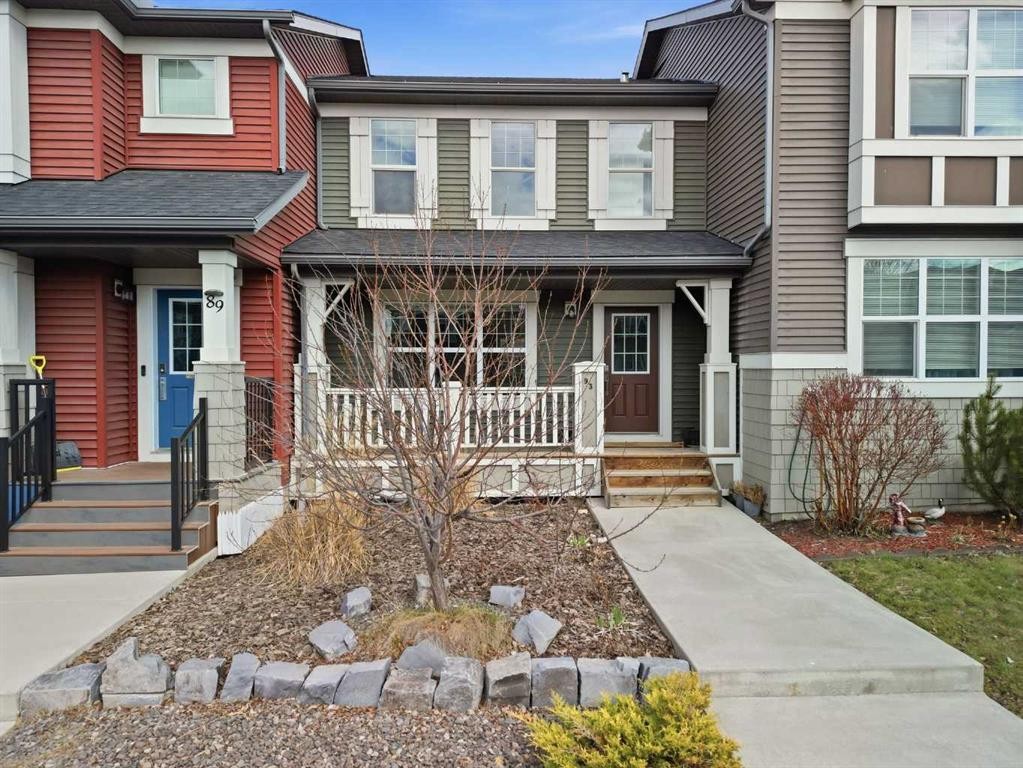 93 Sunvalley Road, Cochrane, AB - Outdoor With Deck Patio Veranda With Facade