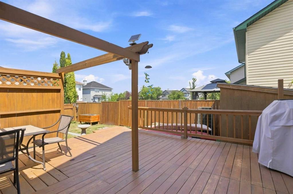 140 Hidden Point Nw, Calgary, AB - Outdoor With Deck Patio Veranda With Exterior