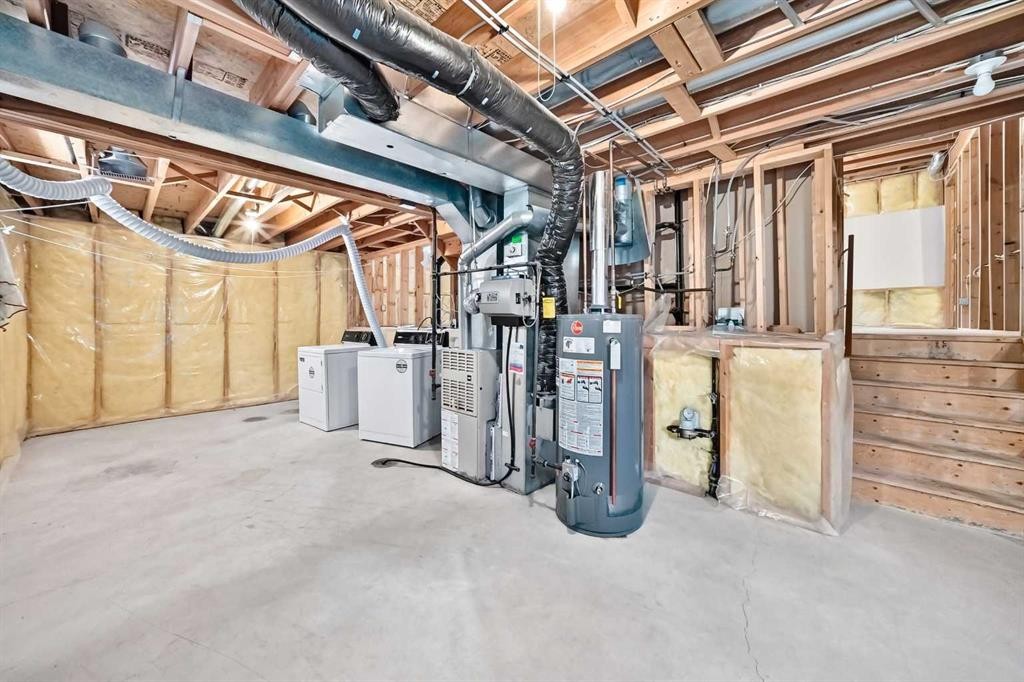 396 Hawkstone Drive Nw, Calgary, AB - Indoor Photo Showing Basement