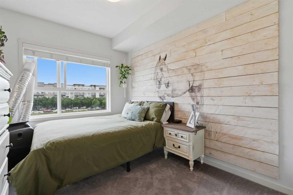 413-20 Seton Park Se, Calgary, AB - Indoor Photo Showing Bedroom