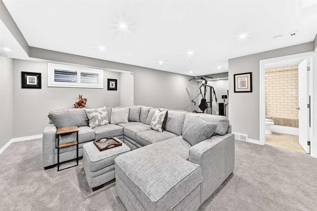 152 Royal Oak Terrace Nw, Calgary, AB - Indoor Photo Showing Basement