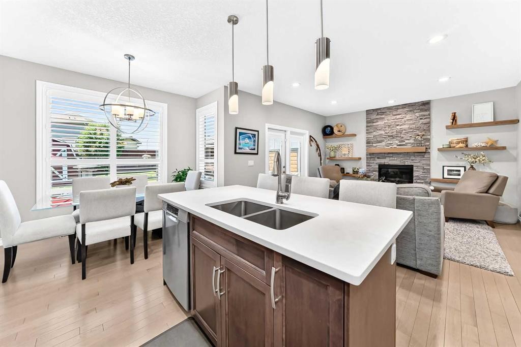 152 Royal Oak Terrace Nw, Calgary, AB - Indoor With Fireplace