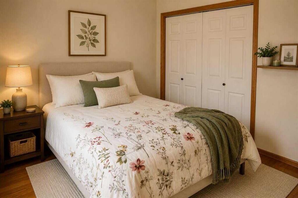 145-37411 Waskasoo Avenue, Rural Red Deer County, AB - Indoor Photo Showing Bedroom