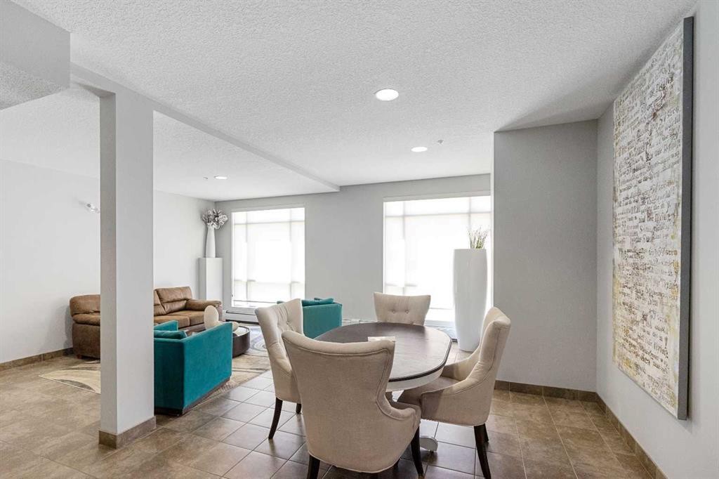 2307-604 East Lake Boulevard Ne, Airdrie, AB - Indoor Photo Showing Dining Room