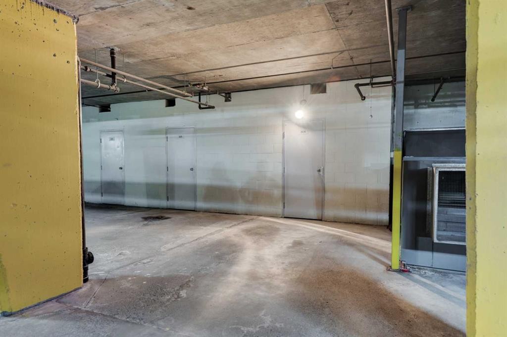 304-728 Country Hills Road Nw, Calgary, AB - Indoor Photo Showing Garage