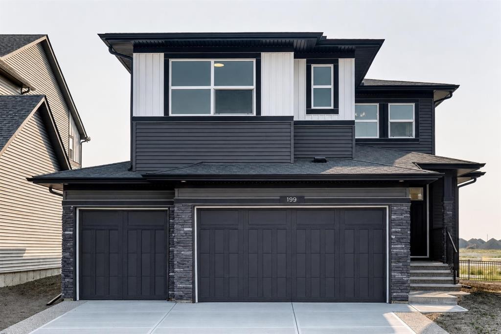 199 Langwell Common Se, Airdrie, AB - Outdoor With Exterior