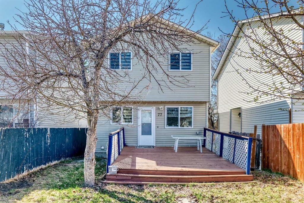 77 Martinbrook Road Ne, Calgary, AB - Outdoor With Deck Patio Veranda