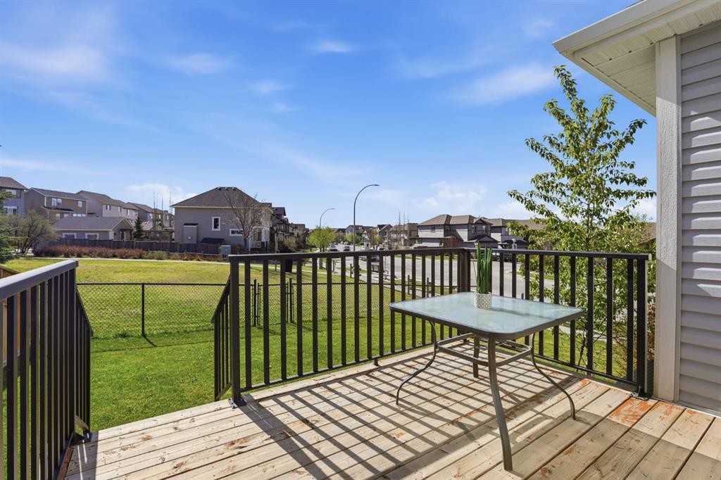 4 Heritage Terrace, Cochrane, AB - Outdoor With Deck Patio Veranda With Exterior
