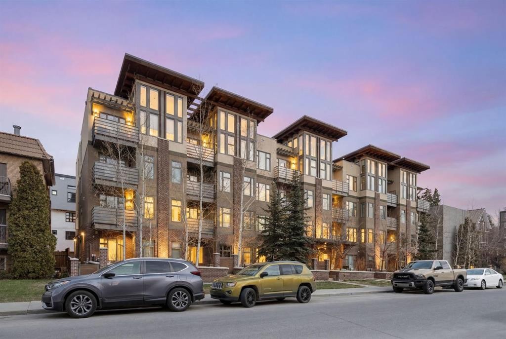 209-1720 10 Street Sw, Calgary, AB - Outdoor With Balcony With Facade