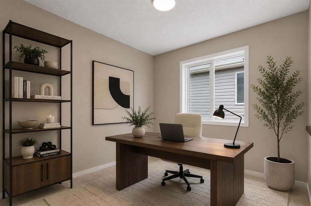 40 Panatella Mews Nw, Calgary, AB - Indoor Photo Showing Office