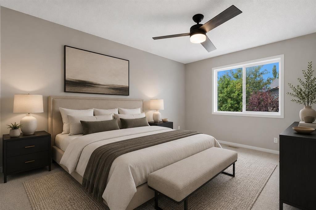 40 Panatella Mews Nw, Calgary, AB - Indoor Photo Showing Bedroom