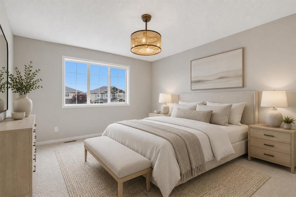 40 Panatella Mews Nw, Calgary, AB - Indoor Photo Showing Bedroom