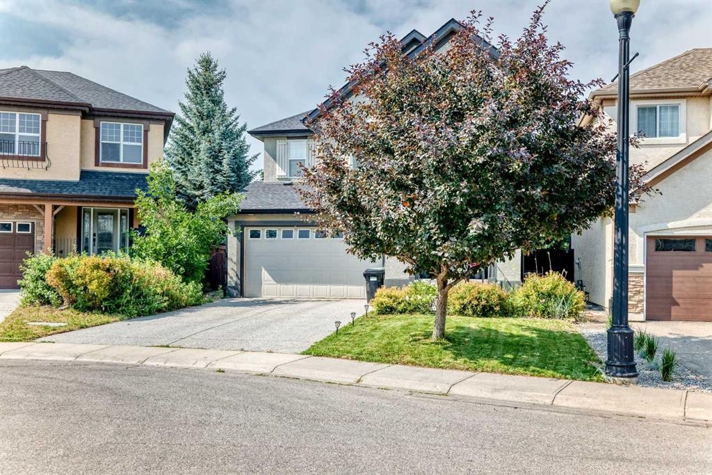 153 Cranleigh Bay Se, Calgary, AB - Outdoor With Facade