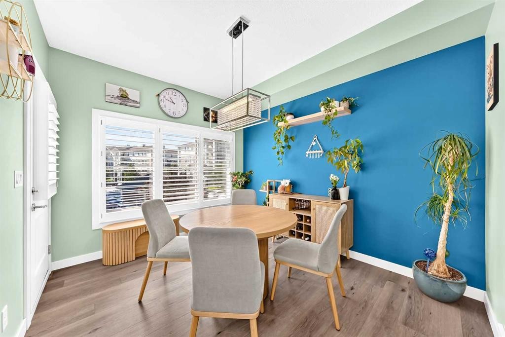 532 Cranford Drive Se, Calgary, AB - Indoor Photo Showing Dining Room