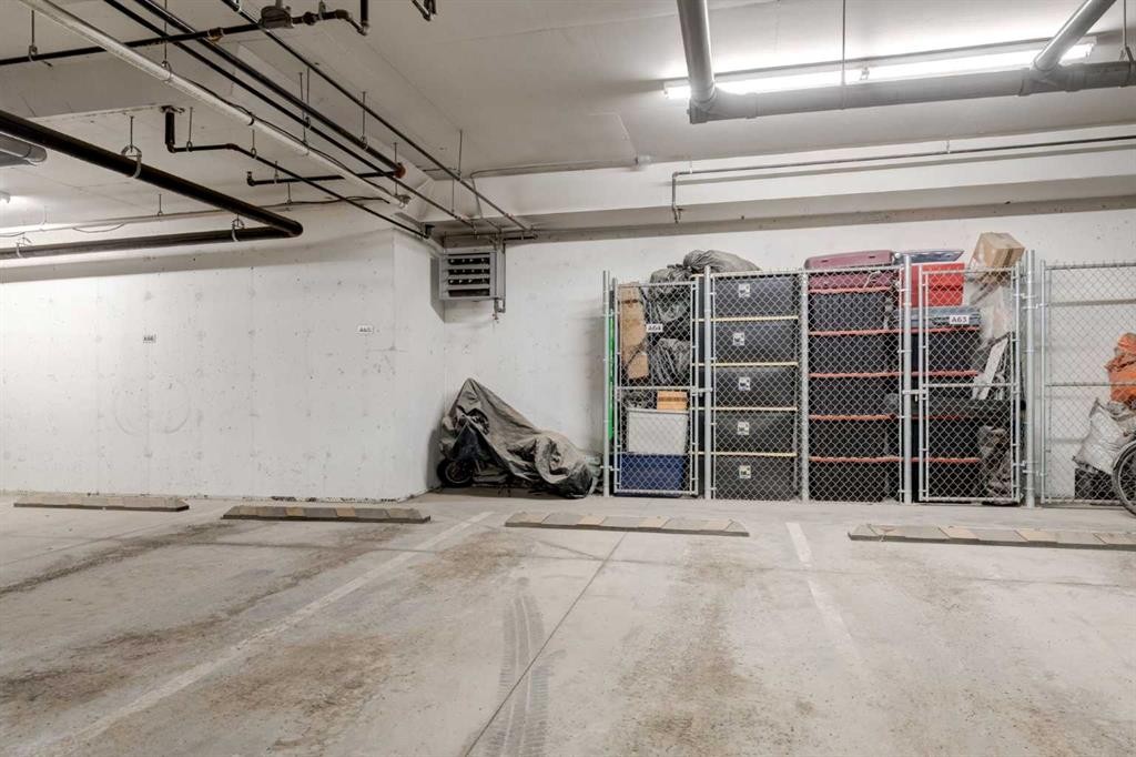 7310-151 Legacy Main Street Se, Calgary, AB - Indoor Photo Showing Garage