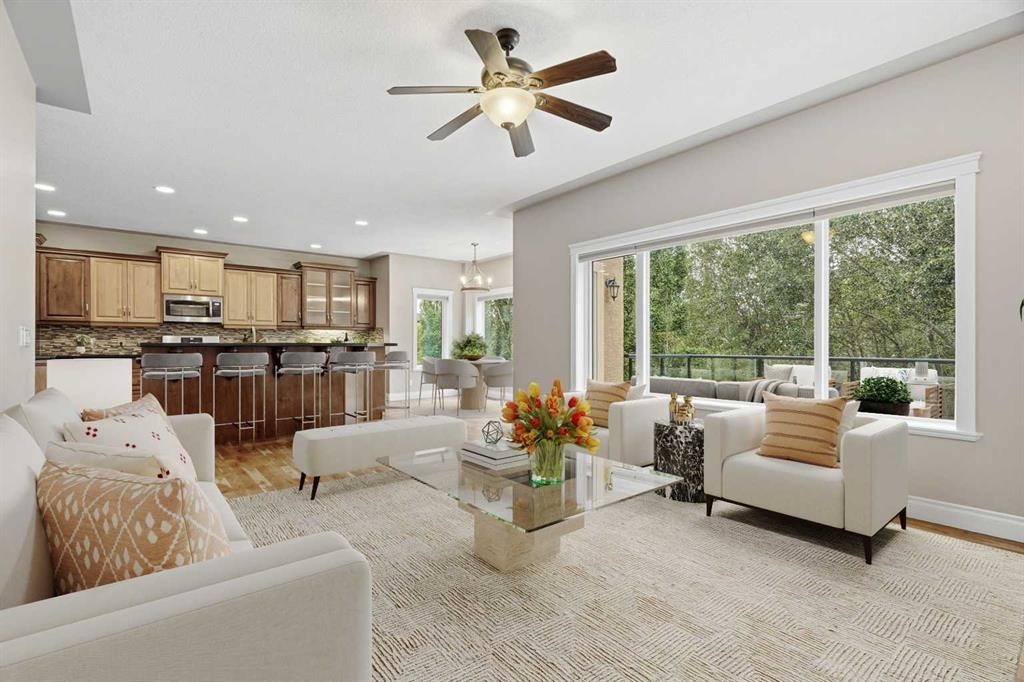 75 Royal Abbey Rise Nw, Calgary, AB - Indoor Photo Showing Living Room